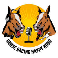 HRHH Logo - Two Laughing Horses with a Microphone